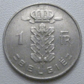 Бельгія Бельгия ^/--/^ Бельгія 1 франк 1969 року Belgie 42604 ^_^^^ Бельгия 1 франк 1969 года Belgie 42604 - фото фото фото
