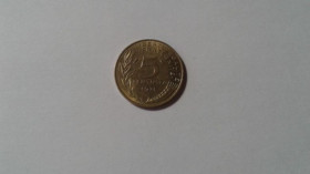 Інше Другое ^/--/^ Франция. 5 сантимов. 1971. ^_^^^ Франція. 5 сантимів. 1971. - фото фото фото
