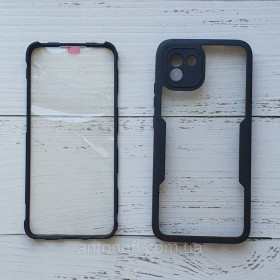 Зарядні пристрої Зарядные устройства ^/--/^ Чохол для Samsung Galaxy A /--/ 03 (A /--/ 035) прозорий, чорний, Protect 360 ^_^^^ Чехол Samsung A /--/ 035 /--/ F Galaxy A /--/ 03 для телефона Protect 360 Черный - фото фото фото