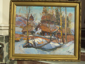 Картини, Гравюри, Живопис та Графіка Картины, Гравюры, Живопись и Графика ^/--/^ Зас. худ.укр.В. Бурч роз. 100 х 80 см. п.о. 1980 роки Ужгород. школа Бокшая . ^_^^^ Зас. худ.укр.В. Бурч троянд. 100 х 80 см. п.о. 1980 року Ужгородська школа Бокшая. - фото фото фото