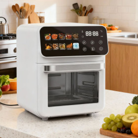 Інша техніка Другая техника ^/--/^ Біла Електрична мультипіч Top Kitchen TK-00244 12 /--/ л / Аерогриль з сенсорним керуванням 2400 Вт 10 програм ^_^^^ Белая Электрическая мультипич Top Kitchen TK-00244 12 /--/ л / Аэрогриль с сенсорным управлением 2400 Вт 10 программ - фото фото фото