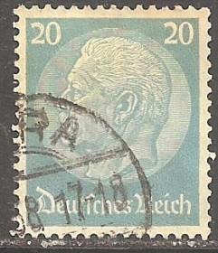 Третій Рейх (-) Третий Рейх (-) ^/--/^ Германия  (Рейх) 1934 Mi.521 гаш ^_^^^ Німеччина (Рейх) 1934 Mi.521 гаш - фото фото фото