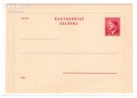 Європа Европа ^/--/^ ZM Германия - Рейх  -  1944 г  - ПК  -  с ор. маркой - ^_^^^ ZM Німеччина - Рейх - 1944 р - ПК - з ор. маркою - - фото фото фото