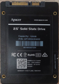 Твердотільні SSD-накопичувачі Твердотельные SSD-накопители ^/--/^ SSD диск Apacer AS /--/ 340 Panther 120 /--/ GB  б/в код.6562 ^_^^^ SSD диск Apacer AS /--/ 340 Panther 120 /--/ GB б/в код.6562 - фото фото фото