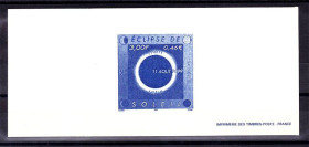 Освоєння космосу Освоение космоса ^/--/^ Космос . Франция  1999 г  MNH - солнечное затмение - люксблок - ^_^^^ Космос . Франція 1999 р MNH - сонячне затемнення - люксблок - - фото фото фото