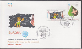 Європа Европа ^/--/^ Турция 1986 ЕВРОПА-СЕПТ ОХРАНА ПРИРОДЫ ОКРУЖАЮЩАЯ СРЕДА ЗАЩИТА ЭКОЛОГИЯ  КПД Mi.2738-2739 EUR 55 !!! ^_^^^ Туреччина 1986 ЄВРОПА-СЕПТ ОХОРОНА ПРИРОДИ ЗАХИСТУ ЕКОЛОГІЯ ККД Mi.2738-2739 EUR 55 !!! - фото фото фото