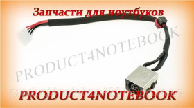 Інші комплектуючі Другие комплектующие ^/--/^ Разъем питания PJ /--/ 908 (Dell: 5542, 5548 series), c кабелем ^_^^^ Роз'єм живлення PJ /--/ 908 (Dell: 5542, 5548 series), c кабелем - фото фото фото