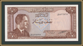 Інші Другие ^/--/^ Иордания 1/2 динара 1959 P-13  (13 /--/ c) UNC ^_^^^ Йорданія 1/2 динара 1959 P-13 (13 /--/ c) UNC - фото фото фото