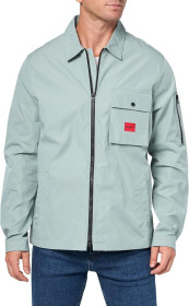 Вітровки Ветровки ^/--/^ Вітровка Hugo Cotton Mix Canvas Zip Up Overshirt ^_^^^ Hugo Cotton Mix Canvas Zip Up Overshirt - фото фото фото