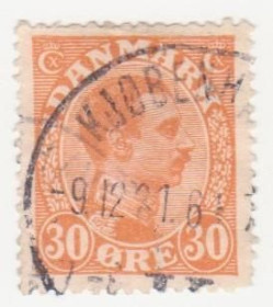 Скандинавія Скандинавия ^/--/^ Дания 1921 г..№ 128 гашеная ^_^^^ Данія 1921 р. No 128 гашена - фото фото фото