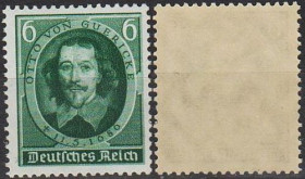 Третій Рейх (-) Третий Рейх (-) ^/--/^ 1936 - Рейх - 250 років смерті Герика Mi.608 ** ^_^^^ 1936 — Рейх — 250 лет смерти Герика Mi.608 - фото фото фото