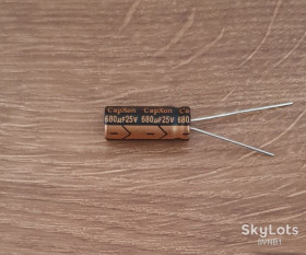 Конденсатори Конденсаторы ^/--/^ 680 /--/ мкФ  25 /--/ В.  Capxon 105°C.  Комп&amp;apos;ютерний ^_^^^ 680 /--/ мкФ* 25 /--/ В. Capxon 105°C. Комп&amp;apos;ютерний - фото фото фото
