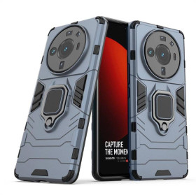 Чохли, бампера Чехлы, бампера ^/--/^ Чохол Fiji Ring для Xiaomi 12 /--/ S Ultra броньований бампер з кільцем підставкою темно-синій ^_^^^ Чехол Fiji Ring для Xiaomi 12 /--/ S Ultra бронирован бампер с кольцом подставкой темно-синий - фото фото фото