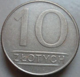 - року - года ^/--/^ Польша 10 злотых 1988 Y /--/ 152.1 25 мм ^_^^^ Польща 10 злотих 1988 Y /--/ 152.1 25 мм - фото фото фото