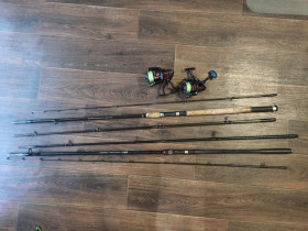 Вудилища Удилища ^/--/^ Фідерний комплект для великої води: Daiwa Powermesh + Flagman S-River ^_^^^ Фидерный комплект для большой воды: Daiwa Powermesh + Flagman S-River - фото фото фото