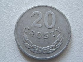 - року - года ^/--/^ Польша 20 грошей 1976 года #14492 ^_^^^ Польща 20 грошей 1976 року #14492 - фото фото фото