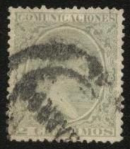 Іспанія Испания ^/--/^ Испания 1889 г. № 188 гашеная ^_^^^ Іспанія 1889 р. No 188 гашена - фото фото фото
