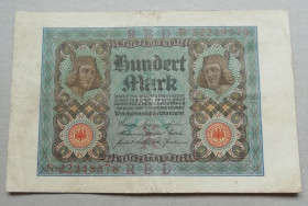 Німеччина Германия ^/--/^ Германия  100 марок  1920 ^_^^^ Німеччина 100 марок 1920 - фото фото фото