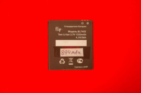 Акумулятори Аккумуляторы ^/--/^ Аккумулятор Оригинал ПРОВЕРЕННЫЙ    (894 mAh) АКБ Fly BL /--/ 7405 IQ /--/ 449 Pronto ^_^^^ Акумулятор Оригінал перевірений (894 mAh) АКБ Fly BL /--/ 7405 IQ /--/ 449 Pronto - фото фото фото