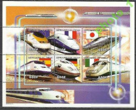 Чад Чад ^/--/^ Чад 1999 транспорт железная дорога Клб ^_^^^ Чад 1999 транспорт залізниця Клб - фото фото фото