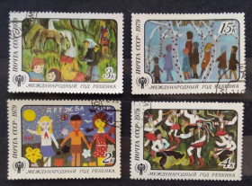 СРСР - СССР - ^/--/^ СССР 1979 г - Международный год ребенка ^_^^^ СРСР 1979 - Міжнародний рік дитини - фото фото фото