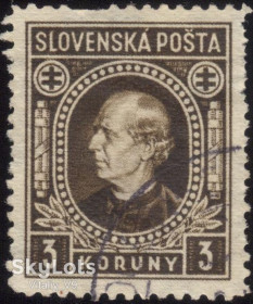 Словаччина Словакия ^/--/^ 1941 Andrej Hlinka 57 A /--/ 2 3 /--/ k black brn     (’41) ^_^^^ 1941 Andrej Hlinka 57 A /--/ 2 3 /--/ k black brn ('41) - фото фото фото