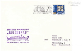 Тематичні колекції Тематические коллекции ^/--/^ Флот. Швейцария  1964 г   - СГ -  круизное судно REICHENAU - 2 /--/ а скана ^_^^^ Флот. Швейцарія 1964 - СГ - круїзне судно REICHENAU - 2 /--/ а скана - фото фото фото