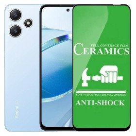 Чохли, бампера Чехлы, бампера ^/--/^ Захисне скло-плівка Fiji Ceramics для Xiaomi Redmi 12 5 /--/ G повна проклейка чорний ^_^^^ Защитное стекло-пленка Fiji Ceramics для Xiaomi Redmi 12 5 /--/ G полная проклейка черный - фото фото фото