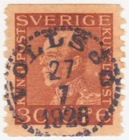 Скандинавія Скандинавия ^/--/^ Швеция 1925 г. № 194 гашеная ^_^^^ Швеція 1925 р. No 194 гашена - фото фото фото