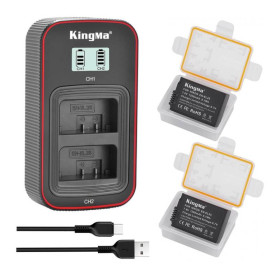 Акумулятори Аккумуляторы ^/--/^ 3-Pack KingMa Nikon EN-EL /--/ 25 комплект из 2 аккумуляторов и ЗУ на 2 батареи ^_^^^ 3-Pack KingMa Nikon EN-EL /--/ 25 комплект з 2 акумуляторів і ЗУ на 2 батареї - фото фото фото