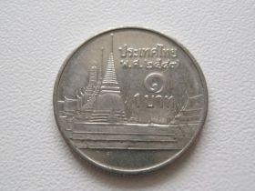Таїланд Таиланд ^/--/^ Таиланд 1 бат 2004 года 21752 ^_^^^ Таїланд 1 бат 2004 року 21752 - фото фото фото