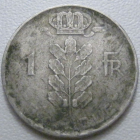 Бельгія Бельгия ^/--/^ Бельгія 1 франк 1952 року Belgique 42543 ^_^^^ Бельгия 1 франк 1952 года Belgique 42543 - фото фото фото