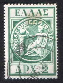 Греція Греция ^/--/^ Греция  (1955) Пифагор ^_^^^ Греція (1955) Піфагор - фото фото фото