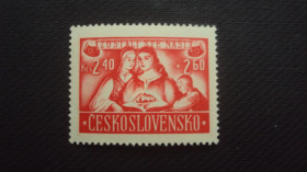 Чехословаччина Чехословакия ^/--/^ ЧССР 1946 /--/ г. негаш. ^_^^^ ЧССР 1946 /--/ р. негаш. - фото фото фото