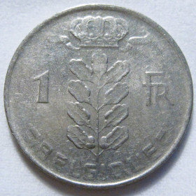 Бельгія Бельгия ^/--/^ Бельгія 1 франк 1965 року BELGIQUE #6 /--/ П /--/ 1627 ^_^^^ Бельгия 1 франк 1965 года BELGIQUE #6 /--/ П /--/ 1627 - фото фото фото