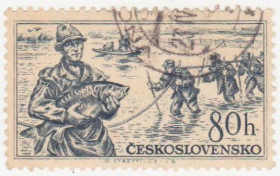 Чехословаччина Чехословакия ^/--/^ Чехословакия  1956 г..№ 983 гашеная ^_^^^ Чехословаччина 1956 р. No 983 гашена - фото фото фото