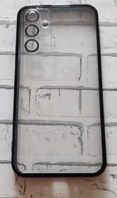 Чохли, бампера Чехлы, бампера ^/--/^ Протиударний прозорий чехол для Samsung Galaxy A /--/ 54 5 /--/ G з чорним бортиком та захистом камери ^_^^^ Противоударный прозрачный чехол для Samsung Galaxy A /--/ 54 5 /--/ G с черным бортиком и защитой камеры - фото фото фото
