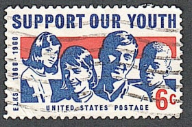 Північна Америка Северная Америка ^/--/^ США  (1968) Поддержка молодежи ^_^^^ США (1968) Підтримка молоді - фото фото фото