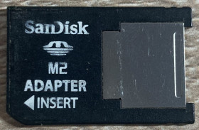 Карти пам'яті Карты памяти ^/--/^ Переходник карты памяти SanDisk Memory Stick M /--/ 2. Б/у. Рабочий! ^_^^^ Перехідник карти пам'яті SanDisk Memory Stick M /--/ 2. Б/у. Робітник! - фото фото фото