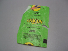 Вкладиші від жуйок Вкладыши от жвачек ^/--/^ Обертка от жвачки Dragon TS 8000 Nacar Gida A.S. Turkey фантик этикетка Турция зеленая №17886 /--/ мя ^_^^^ Обертка від жуйки Dragon TS 8000 Nacar Gida A.S. Turkey фантик етикетка Туреччина зелена No /--/ 17886 /--/ мя - фото фото фото