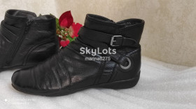 Чоботи Сапоги ^/--/^ FOOTGLOVE~ КОЖАНЫЕ ЛЁГКИЕ БОТИНКИ р 39 ^_^^^ FOOTGLOVE~ Шкіряні легкі бійки р 39 - фото фото фото