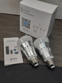 Лампи, лампочки Лампы, лампочки ^/--/^ 06    wi-fi rgb розумні лампи Tuya Smart Life нові комплект 2 штуки ^_^^^ 06 wi-fi rgb разумные лампы Tuya Smart Life новые комплект 2 штуки - фото фото фото