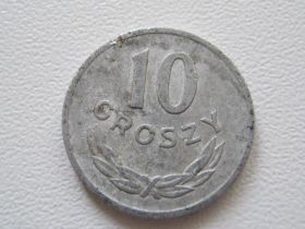 - року - года ^/--/^ Польша 10 грошей 1973 года MW #14610 ^_^^^ Польща 10 грошей 1973 MW #14610 - фото фото фото