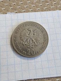 Інше Другое ^/--/^ 20 /--/ zł Marceli Nowotko 1976, варіант С   (рідкісний) ^_^^^ 20 /--/ zł Marceli Nowotko 1976, вариант С (редкий) - фото фото фото