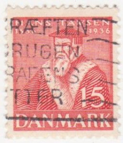 Балтійські країни Балтийские страны ^/--/^ Дания   1936 г. №  233  гашеная ^_^^^ Данія 1936 р. No 233 гашена - фото фото фото
