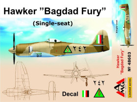 : : ^/--/^ AMG 48603 Hawker &amp;quot;Bagdad Fury&amp;quot;   (Single-seat) RIAF, 1/48 масштаб ^_^^^ AMG 48603 Hawker &amp;quot; Bagdad Fury &amp;quot; (Single-seat) RIAF, 1/48 масштаб - фото фото фото