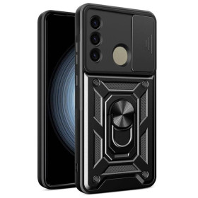 Чохли, бампера Чехлы, бампера ^/--/^ Чохол Fiji Camera Defence для ZTE Blade A /--/ 53 бампер із захистом камери та підставкою Black ^_^^^ Чехол Fiji Camera Defence для ZTE Blade A /--/ 53 бампер с защитой камеры и подставкой Black - фото фото фото