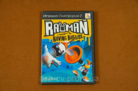 Диски з відеоіграми Диски с видеоиграми ^/--/^ Диск для Playstation 2 (Для чіпованих приставок), гра Rayman Raving Rabbids ^_^^^ Диск для Playstation 2 (Для чипированных приставок), игра Rayman Raving Rabbids - фото фото фото
