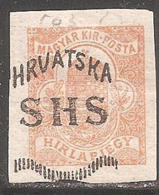Інші країни Другие страны ^/--/^ Югославия     (Хорватия) 1918 Sc.2 /--/ LP /--/ 1 * ^_^^^ Югославія 1918 Sc.2 /--/ LP /--/ 1* - фото фото фото