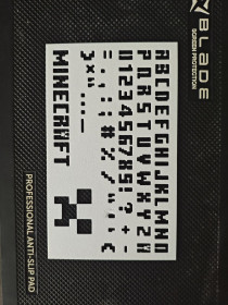 Інше Другое ^/--/^ Трафарет з PLA в стилі Minecraft з дефектом    (ультра тонкий) ^_^^^ Трафарет из PLA в стиле Minecraft с дефектом (ультра тонкий) - фото фото фото